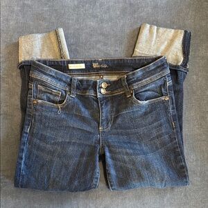 Kut from the Kloth Blue Ankle Cropped Jeans